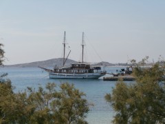 Carnet de voyage, croisière, îles Cyclades,grèce, Caïque